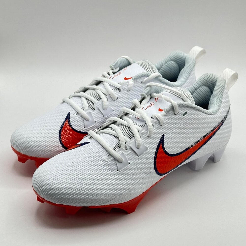 Nike Vapor Edge Speed 360 Clemson Tiger PE Football Cleats FJ5750-104 Size 10.5